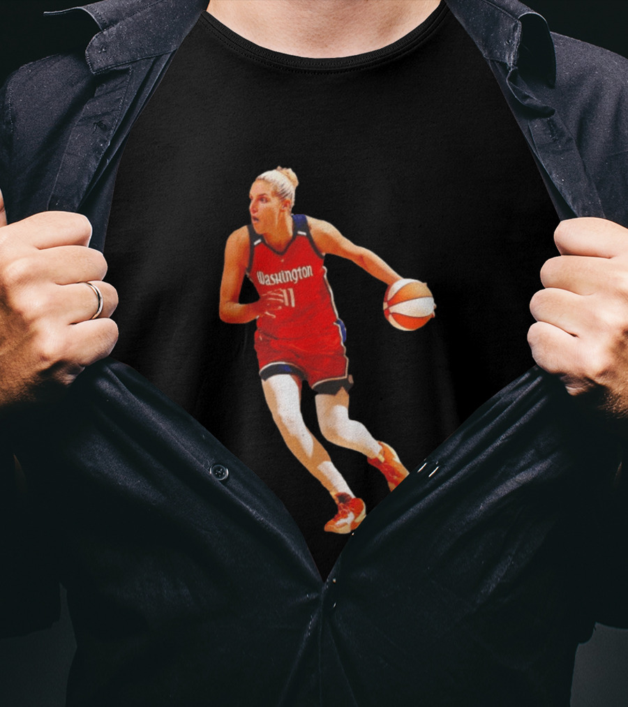 Elena Delle Donne Washington Mystics Basketball Hall Of Fame Player 11 T-Shirt