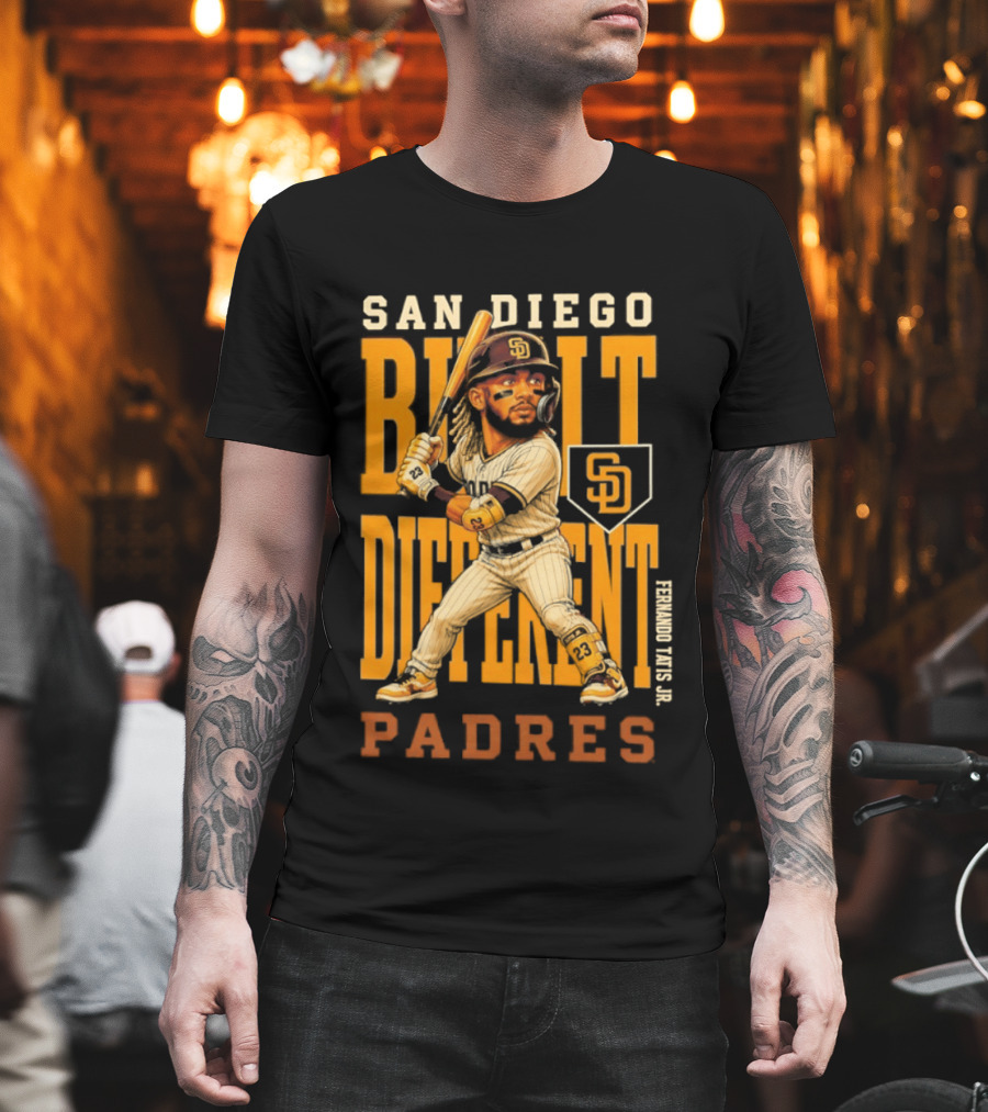 San Diego Built Different Padres Fernando Tatis Jr. 2026 MLB Season T-Shirt