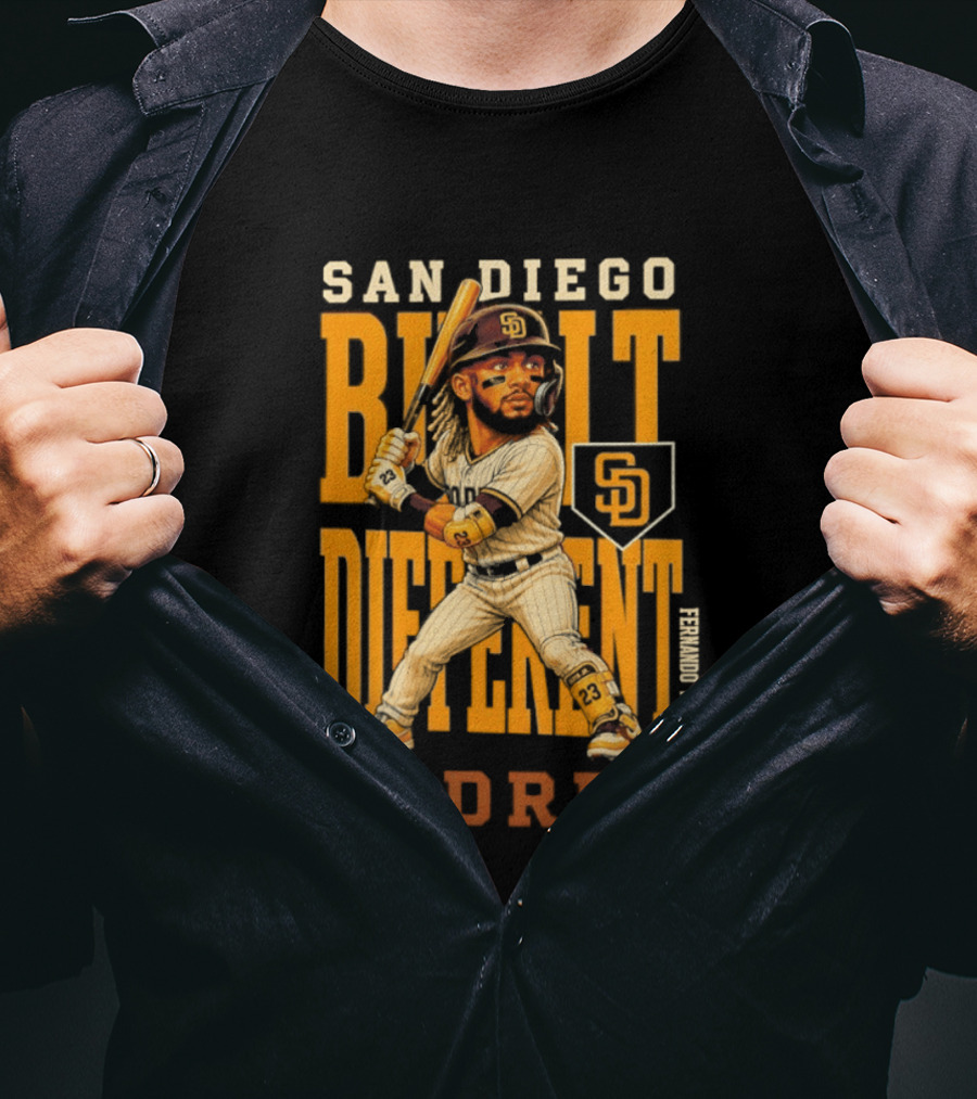 San Diego Built Different Padres Fernando Tatis Jr. 2026 MLB Season T-Shirt