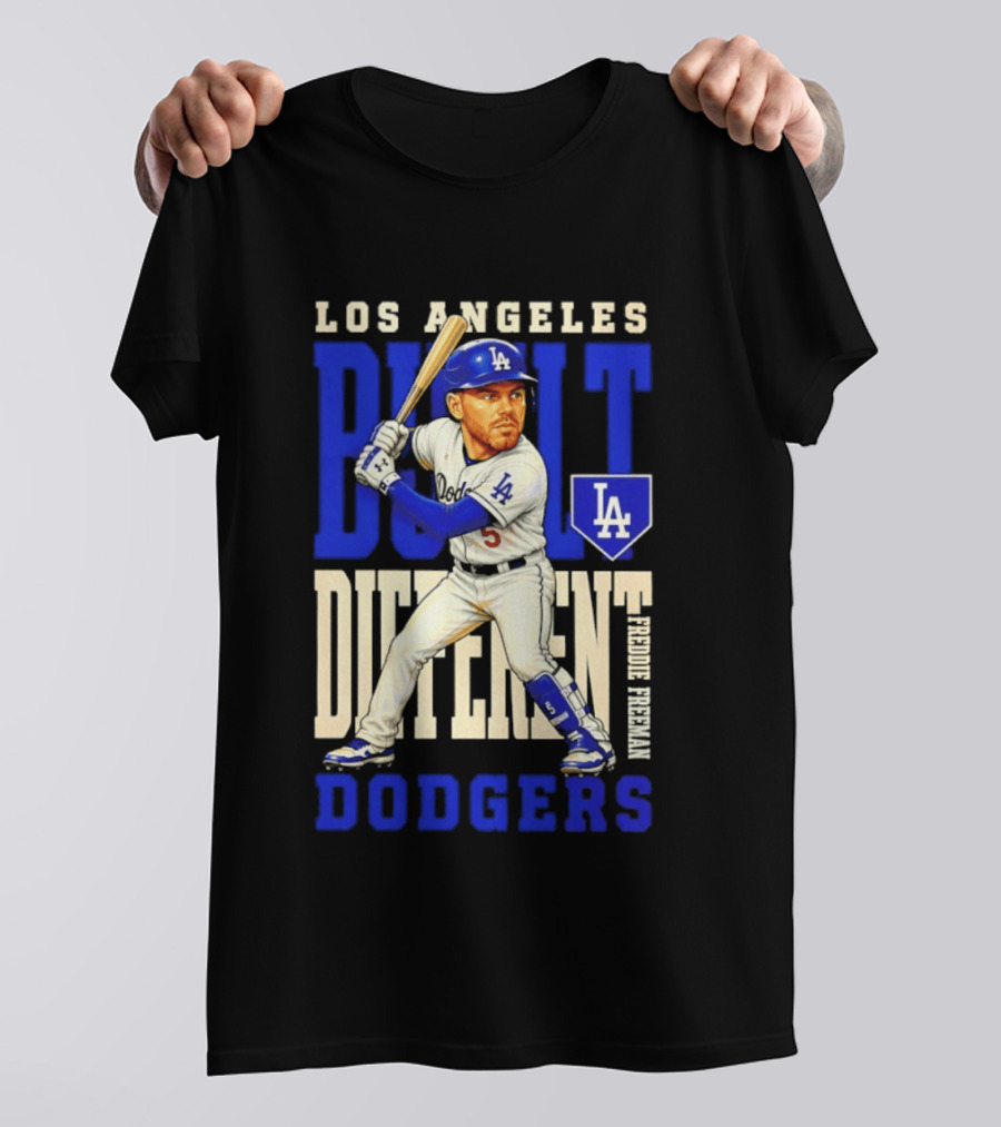 Los Angeles Dodgers Built Different Freddie Freeman MLB T-Shirt
