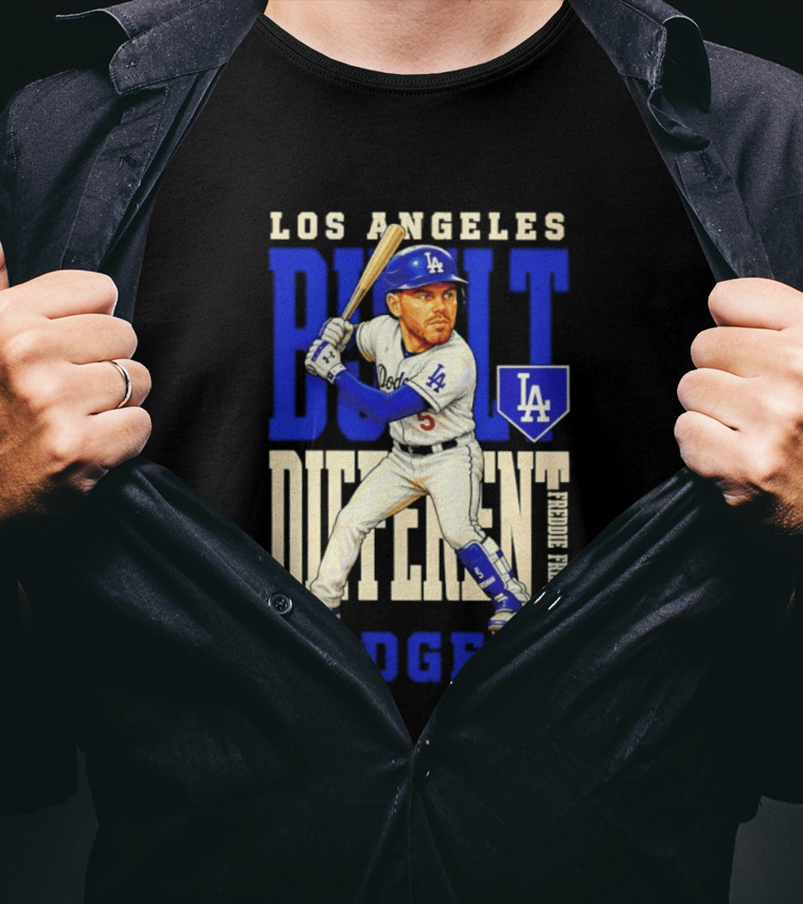 Los Angeles Dodgers Built Different Freddie Freeman MLB T-Shirt