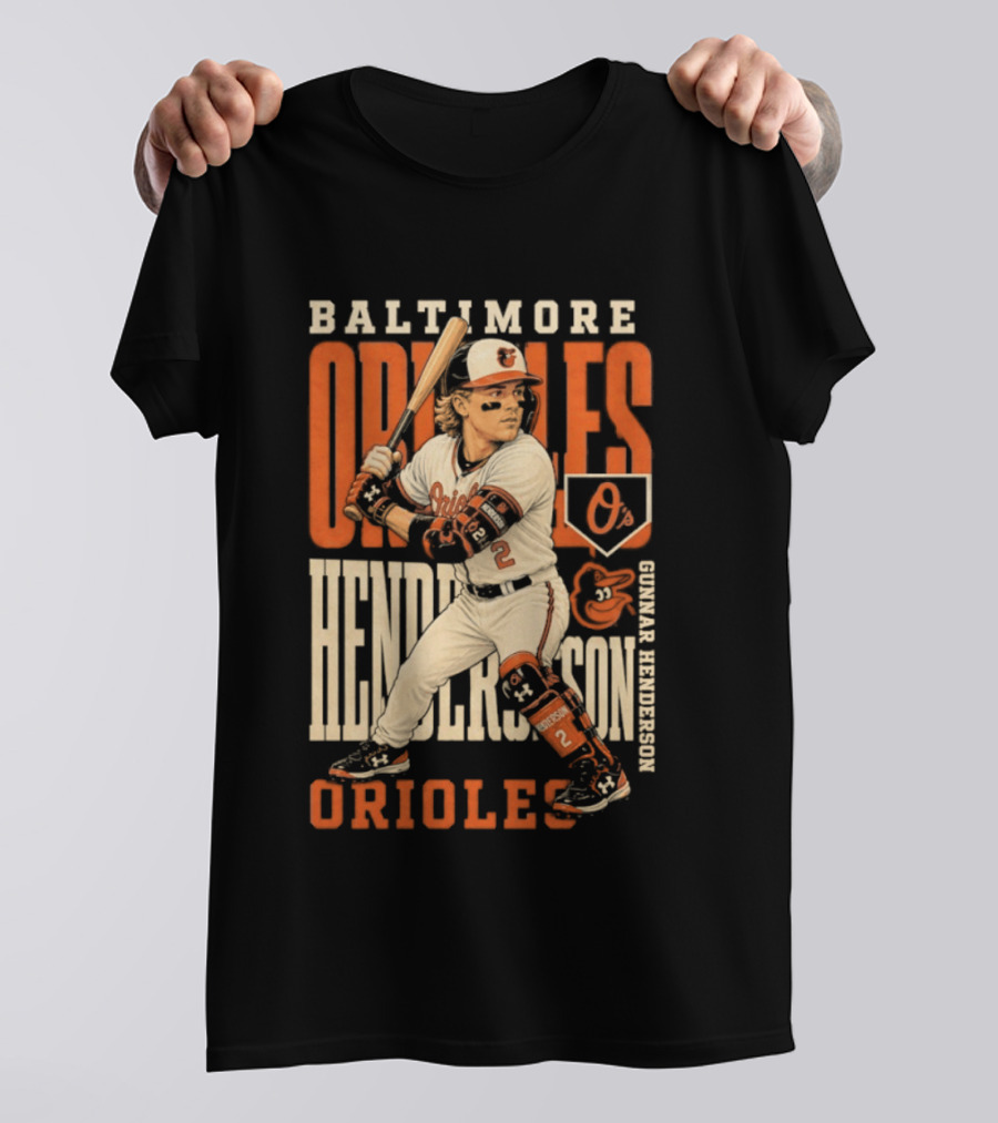 Baltimore Orioles Gunnar Henderson 2026 MLB Season T-Shirt