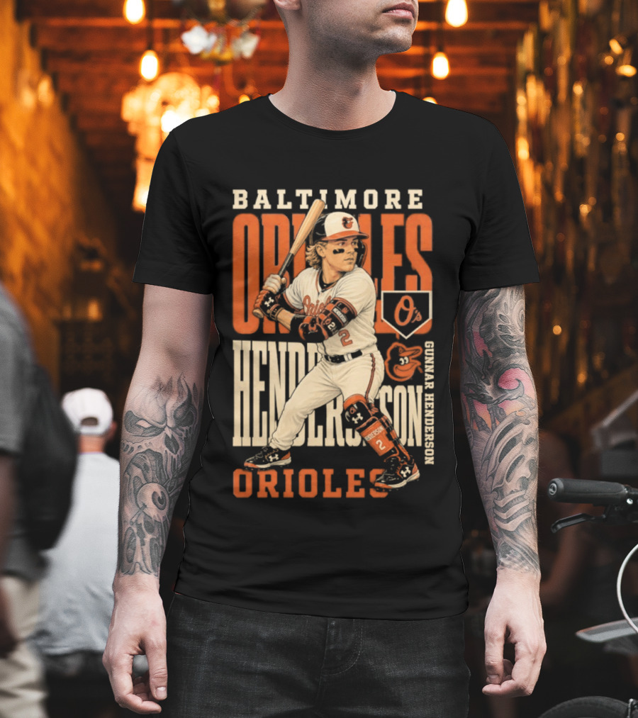 Baltimore Orioles Gunnar Henderson 2026 MLB Season T-Shirt