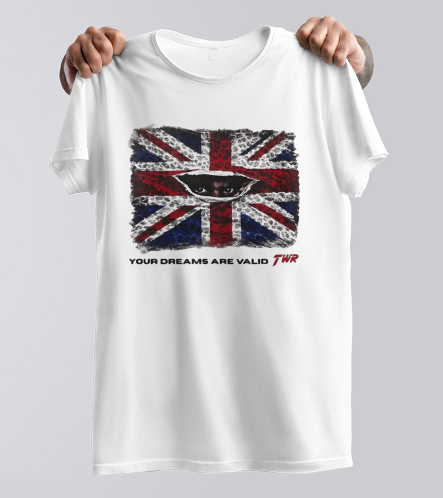 Your Dreams Are Valid TWR Union Jack Eyes T-Shirt