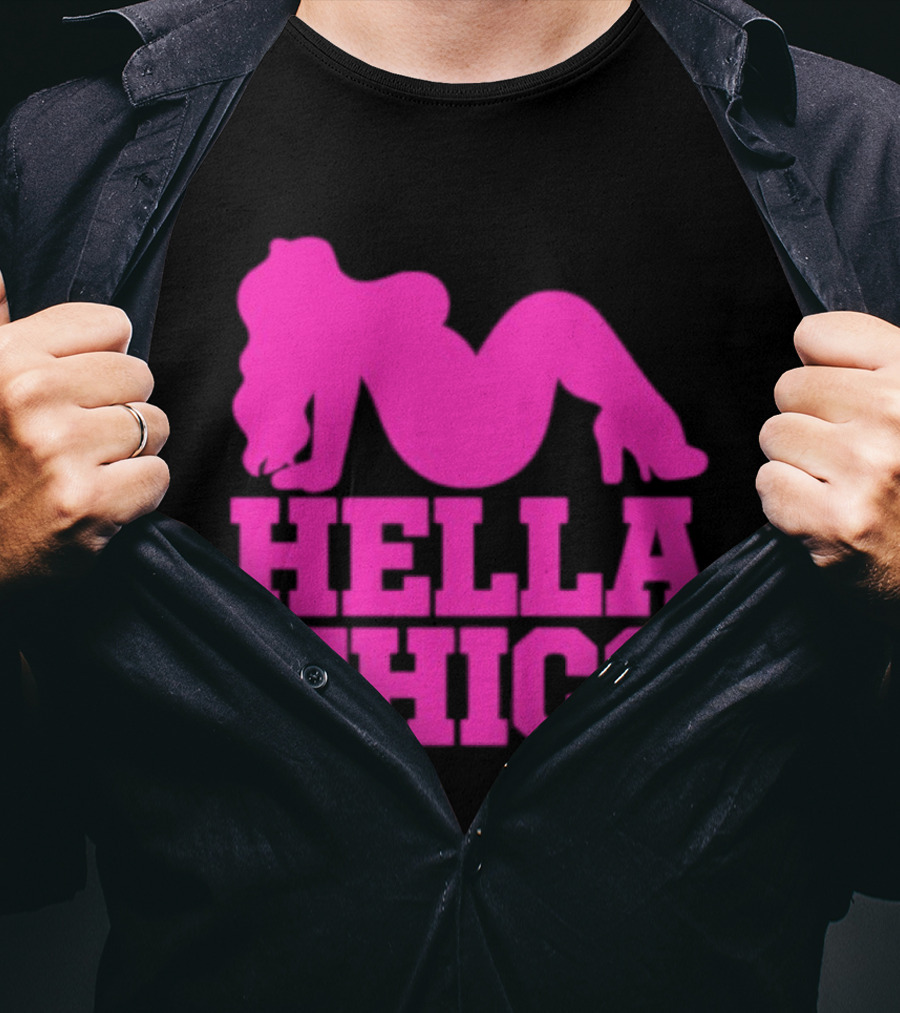 Hella Thicc Curvy Body Positive Pink T-Shirt