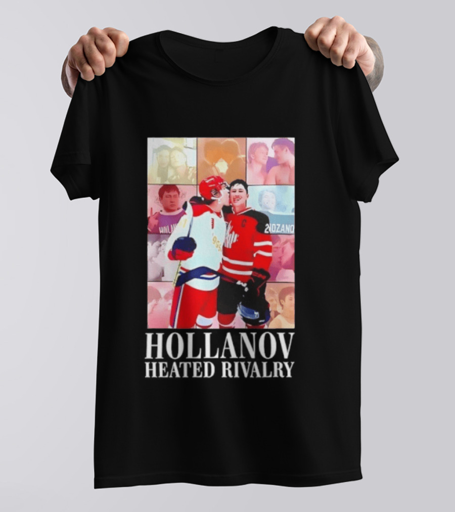 Hollanov Heated Rivalry Hockey Romance 90210ando Walliam 993 T-Shirt
