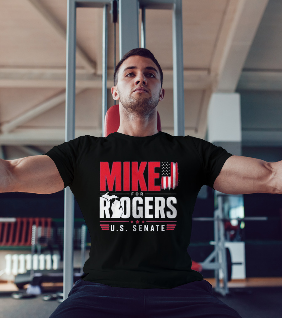 Mike Rogers U.S. Senate Campaign American Flag T-Shirt