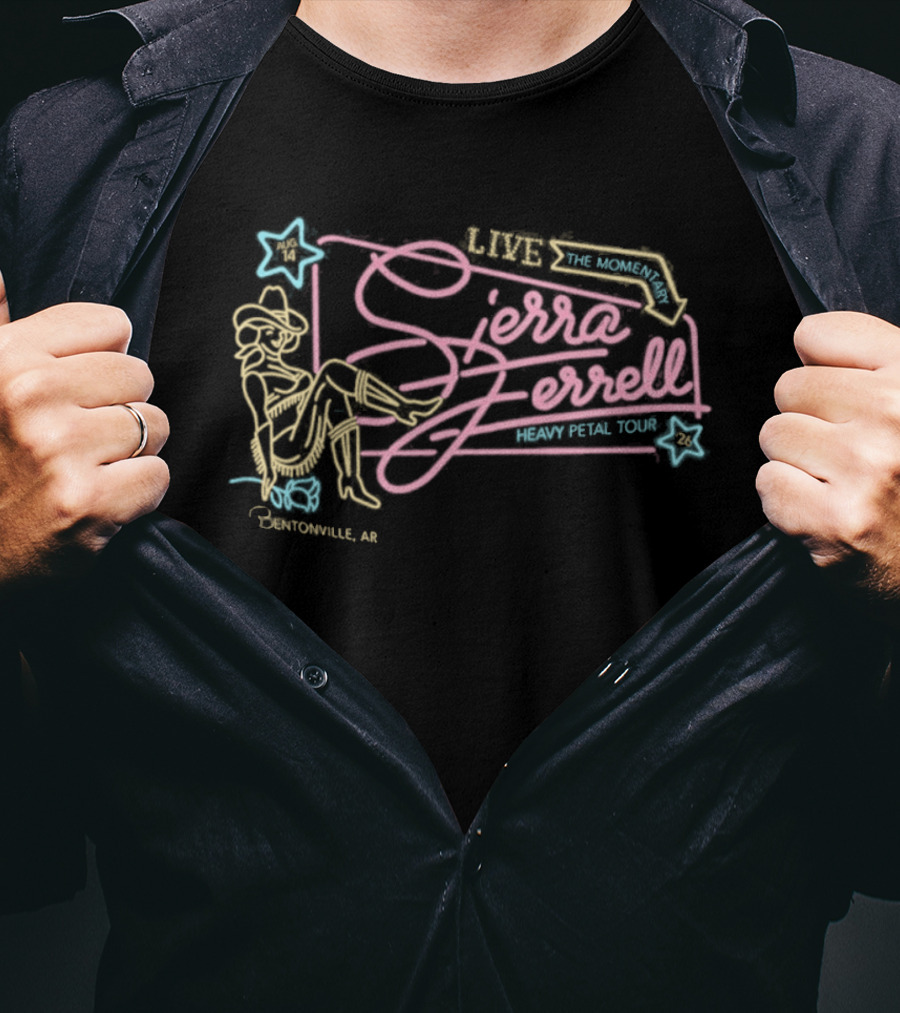 Bentonville AR Sierra Ferrell Long Time Coming Whippoorwill Tour 2026 T-Shirt