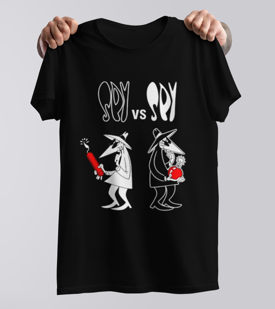 Spy Vs Spy Mad Magazine Classic Comic Characters Showdown Bomb And TNT T-Shirt
