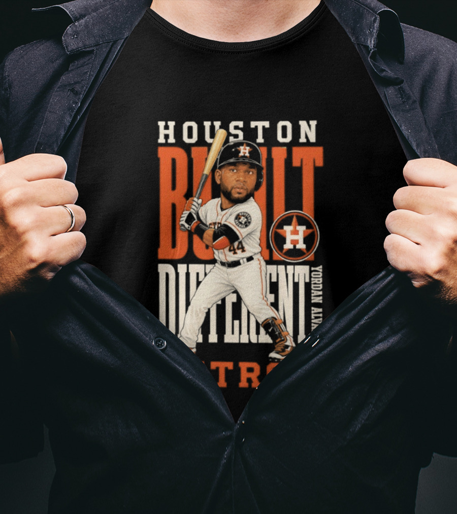 Houston Built Different Astros Yordan Alvarez #44 T-Shirt