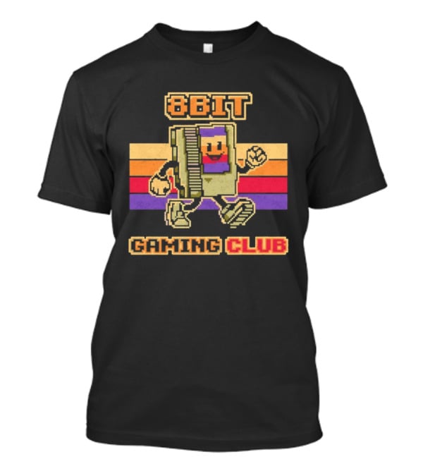 8 Bit Gaming Club Retro NES Video Games T-Shirt