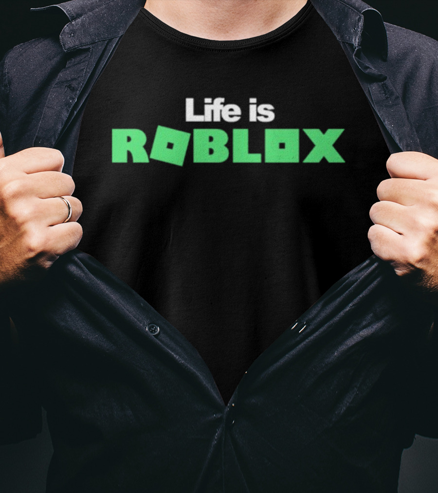 Life Is Roblox Gaming Meme DJ Akademiks T-Shirt