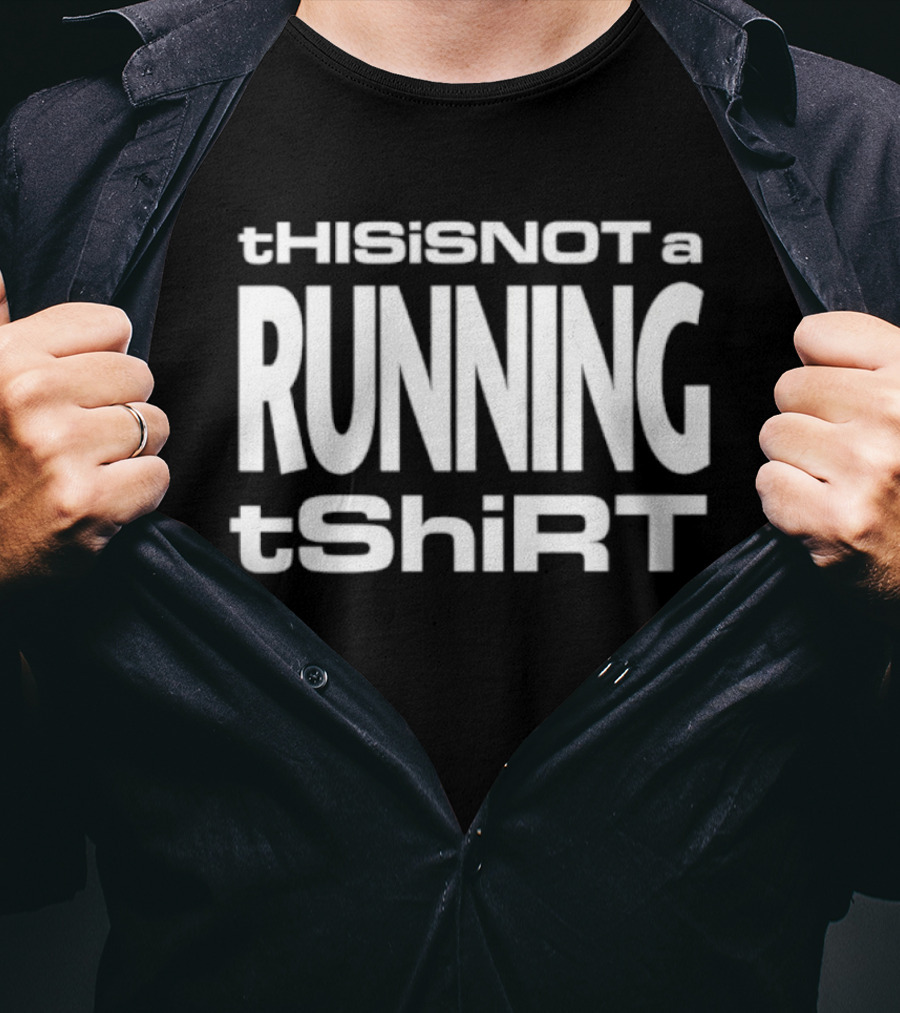 This Is Not A Running Sarcastic T-Shirt