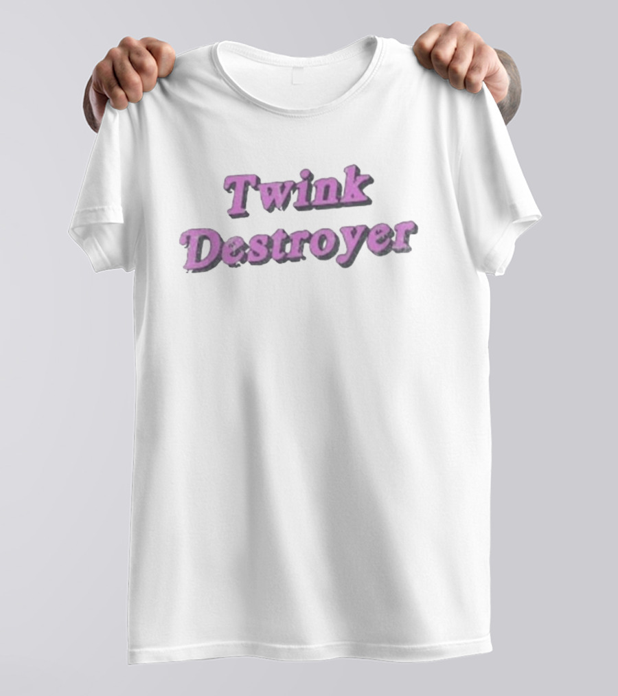 Twink Destroyer Bold Pink T-Shirt