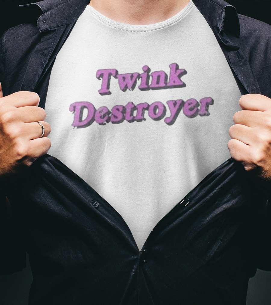Twink Destroyer Bold Pink T-Shirt