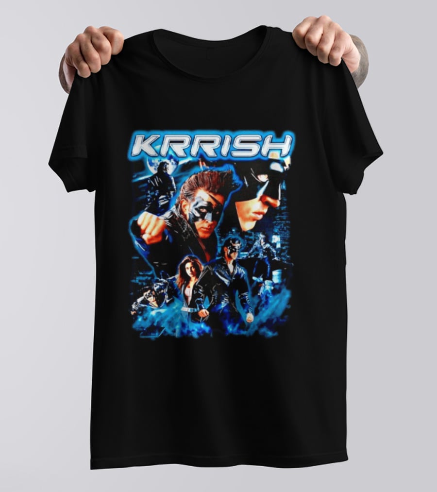 Krrish Hrithik Roshan Bollywood Movie Action Adventure Superhero T-Shirt
