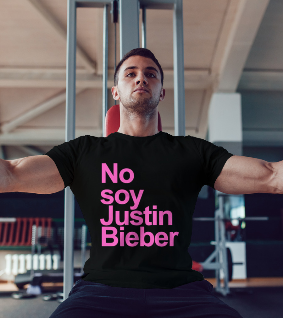 No Soy Justin Bieber Pop Music Celebrity Merchandise T-Shirt