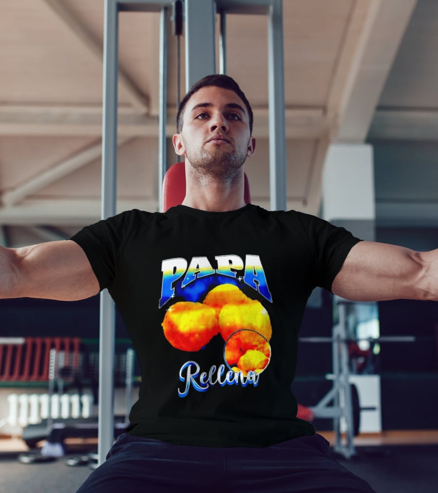 Papa Rellena Bold Text Potato Dish T-Shirt