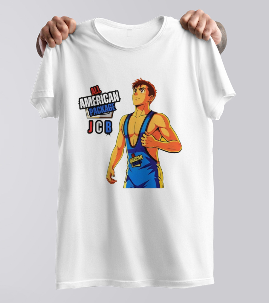 All American Package JCB Anime Wrestler T-Shirt