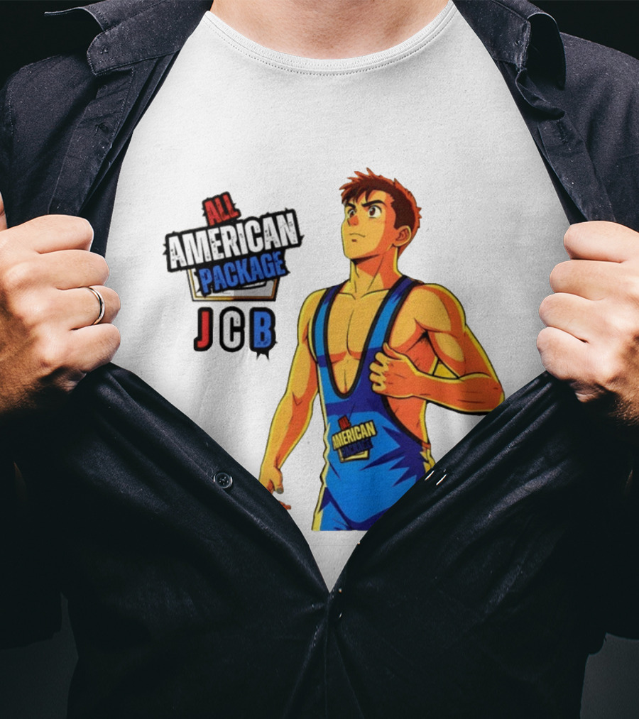All American Package JCB Anime Wrestler T-Shirt