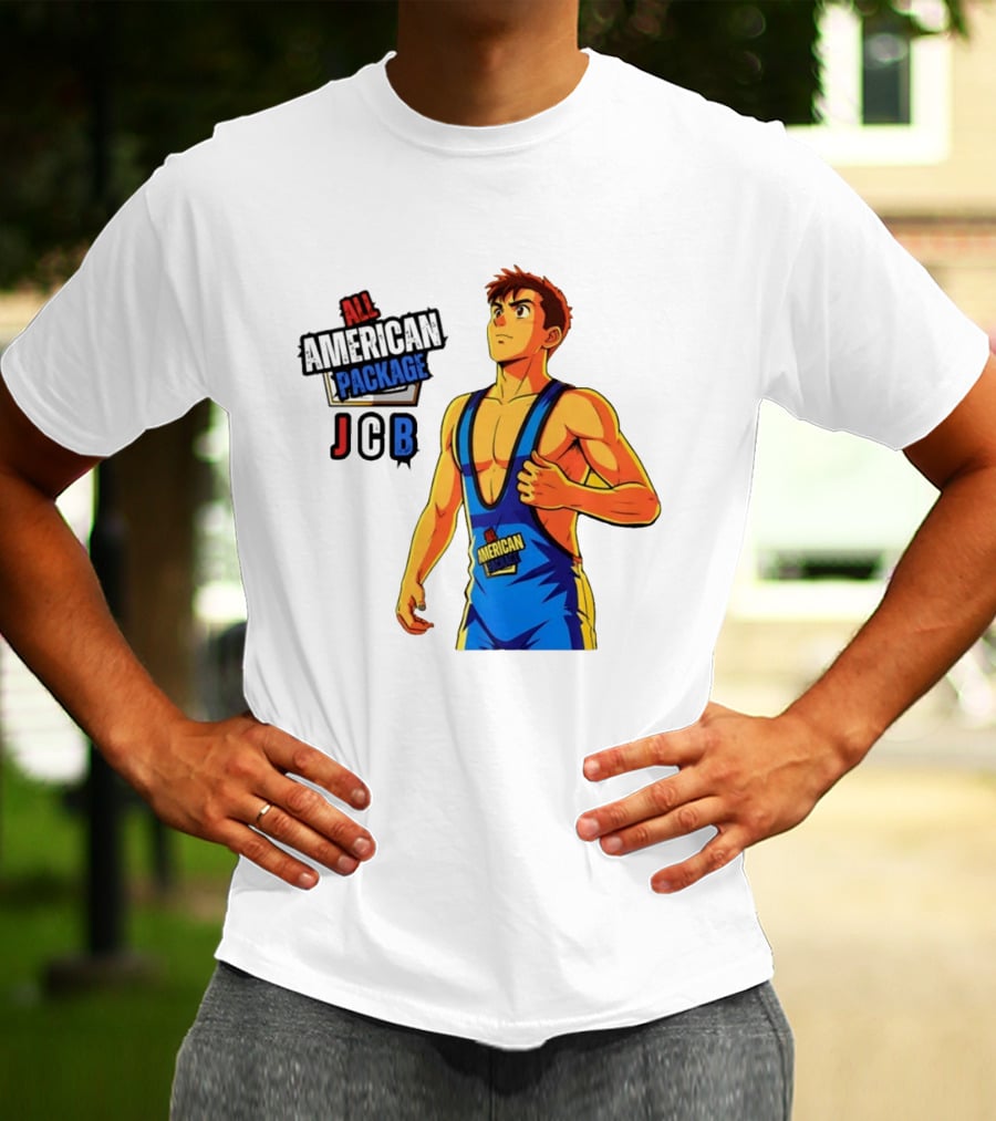 All American Package JCB Anime Wrestler T-Shirt