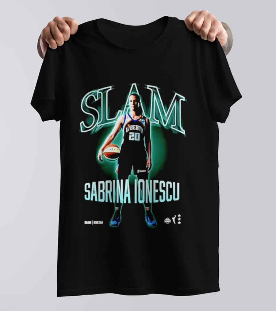 SLAM Sabrina Ionescu New York Liberty Issue 254 T-Shirt