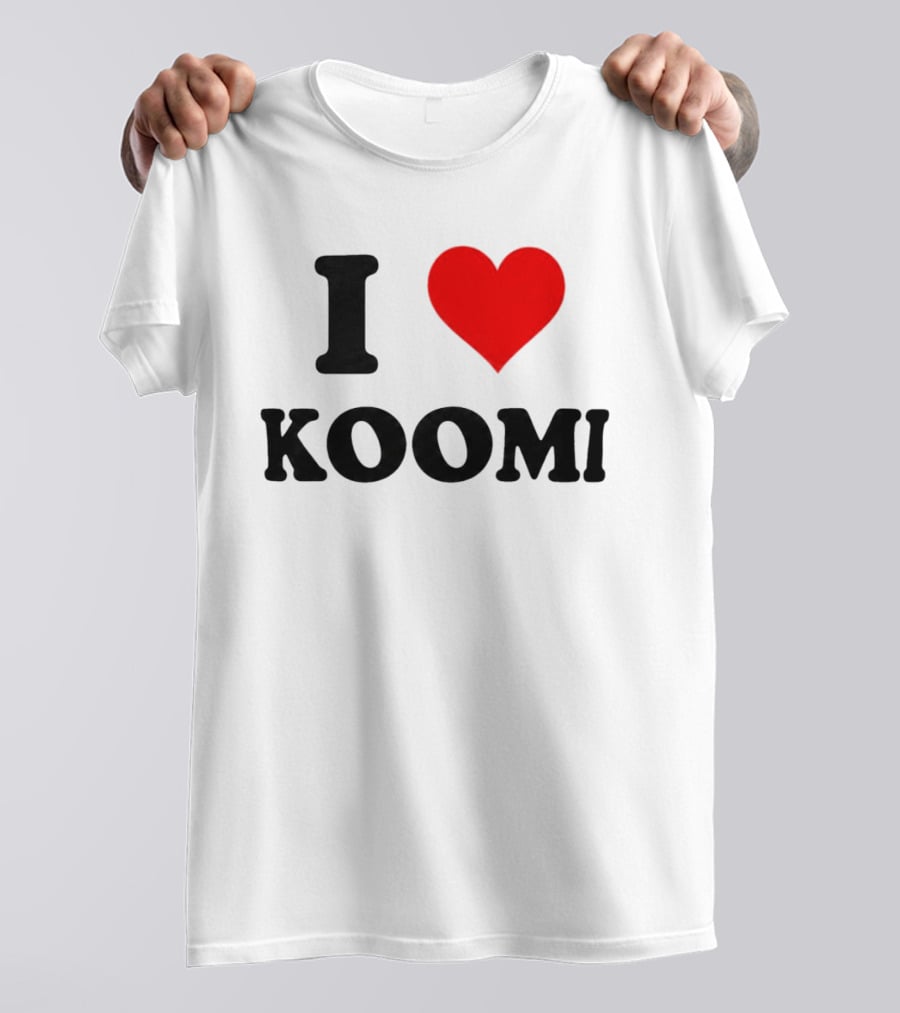 I Heart Koomi Bold Love T-Shirt