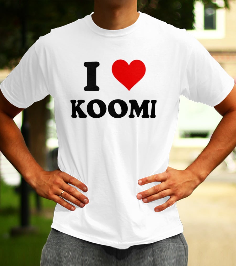 I Heart Koomi Bold Love T-Shirt