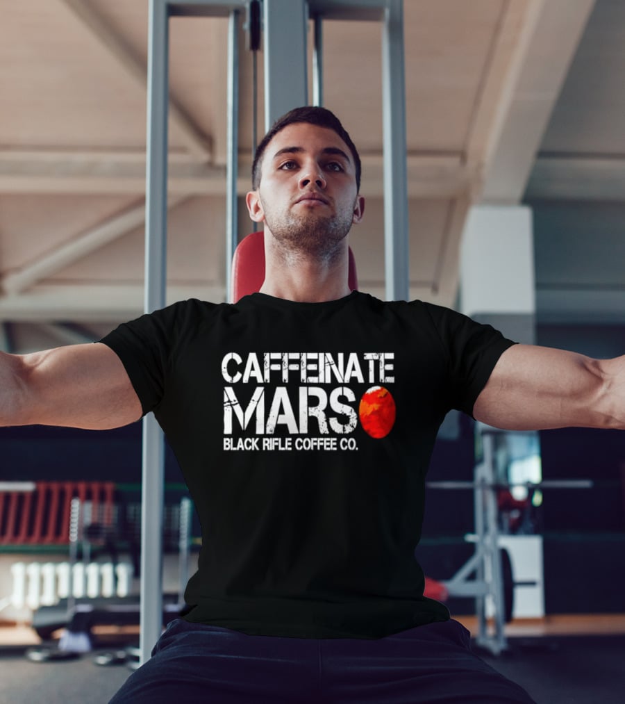 Caffeinate Mars Black Rifle Coffee Co Red Planet T-Shirt