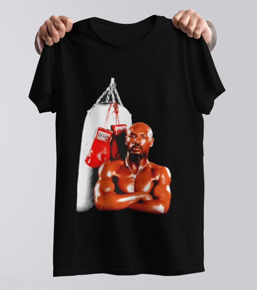 Marvelous Marvin Hagler With Cleto Reyes Boxing Gloves Iconic Champion T-Shirt