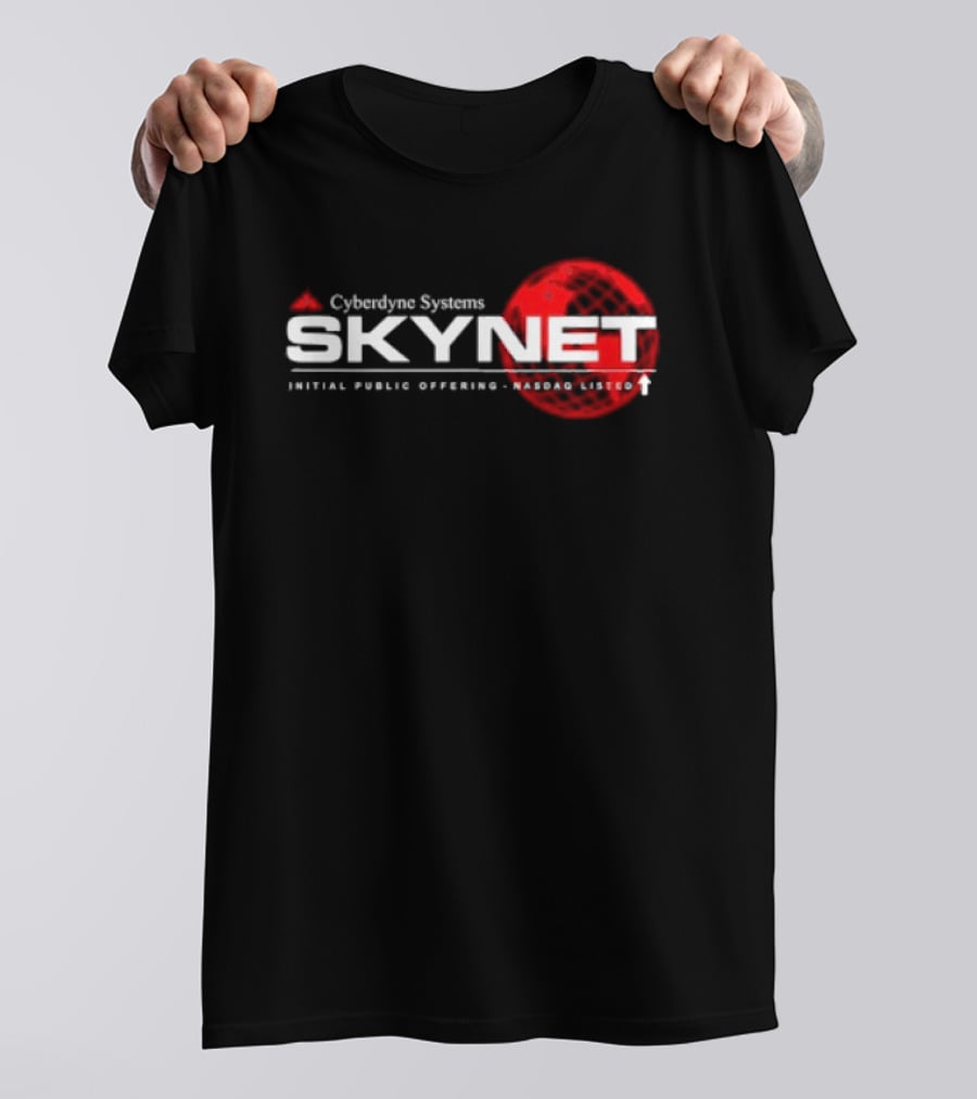 Cyberdyne Systems Skynet IPO Nasdaq Listed T-Shirt