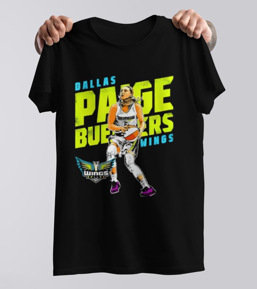 Dallas Wings Paige Bueckers WNBA Basketball Player T-Shirt