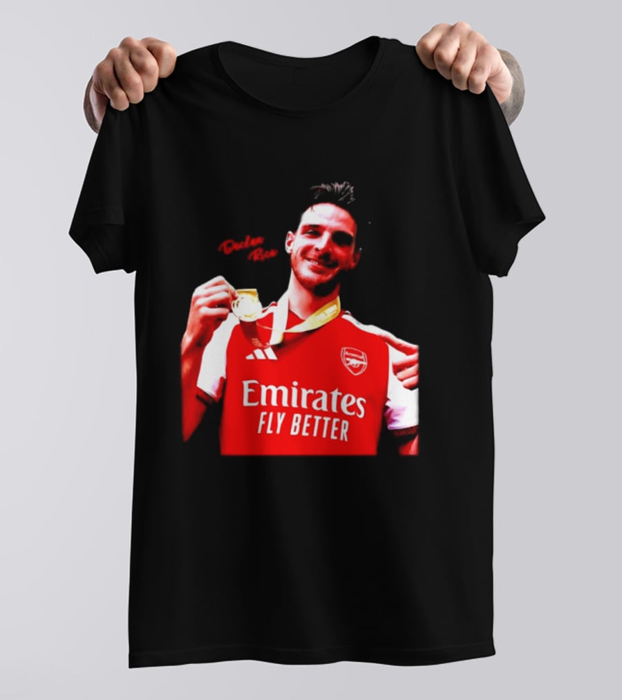 Declan Rice Arsenal Premier League Winner 2026 Emirates Fly Better T-Shirt