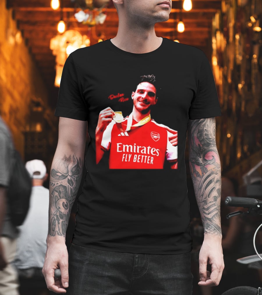 Declan Rice Arsenal Premier League Winner 2026 Emirates Fly Better T-Shirt