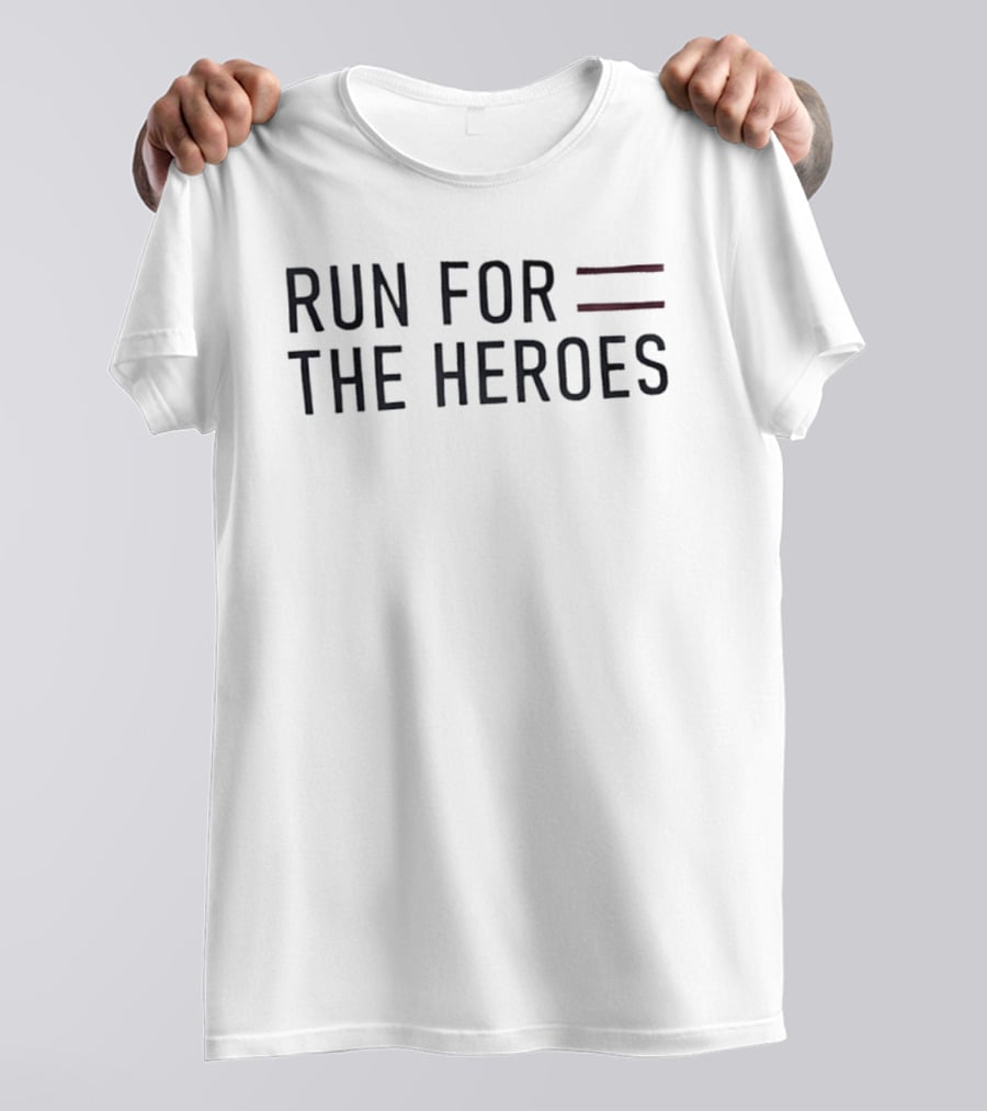 Run For The Heroes Marathon Event T-Shirt