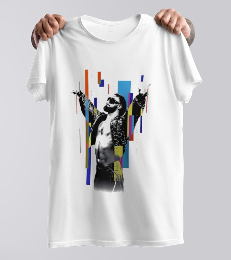 Seth Rollins Revolutionary Visionary WWE Iconic Pose T-Shirt