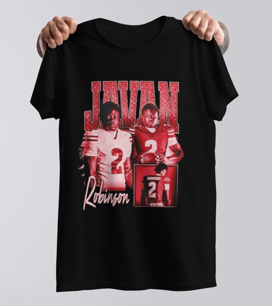 Javan Robinson Florida State Seminoles Football Number 2 T-Shirt