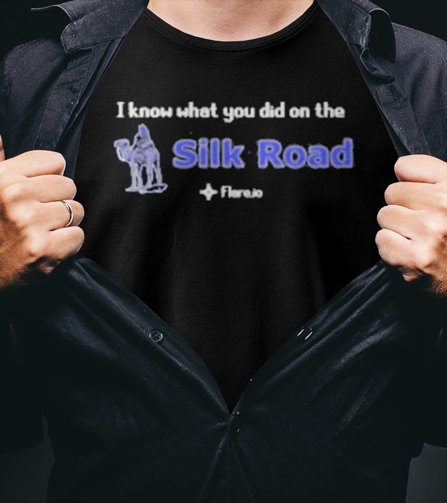 I Know What You Did On The Silk Road Funny Adventure Meme With Camel And Floral T-Shirt