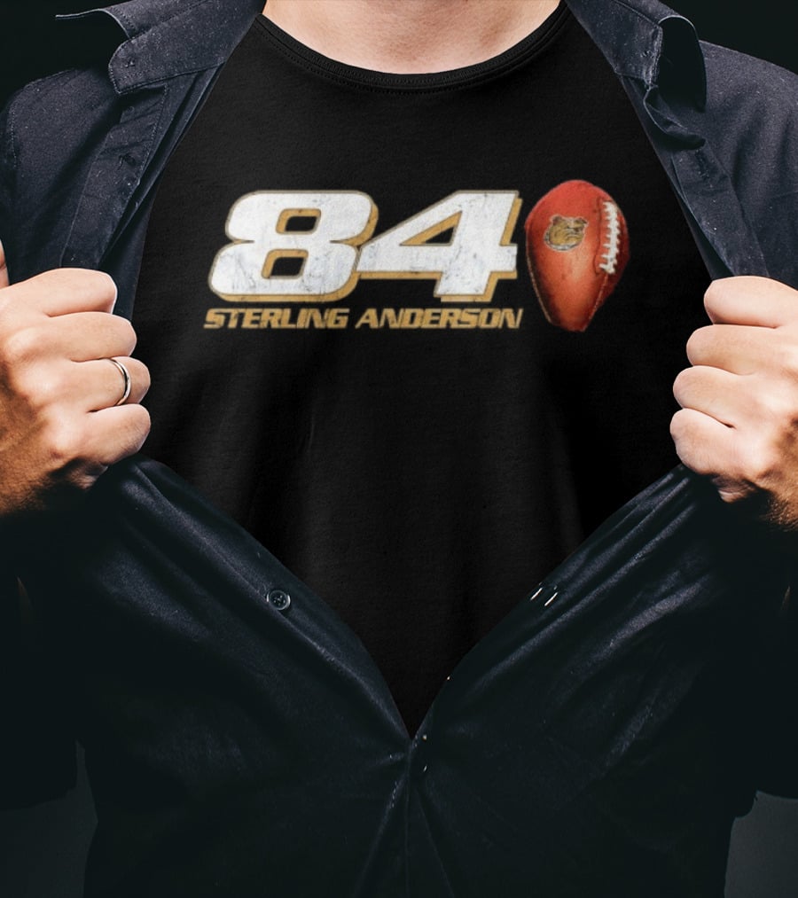 Sterling Anderson 84 Georgia Bulldogs Football T-Shirt