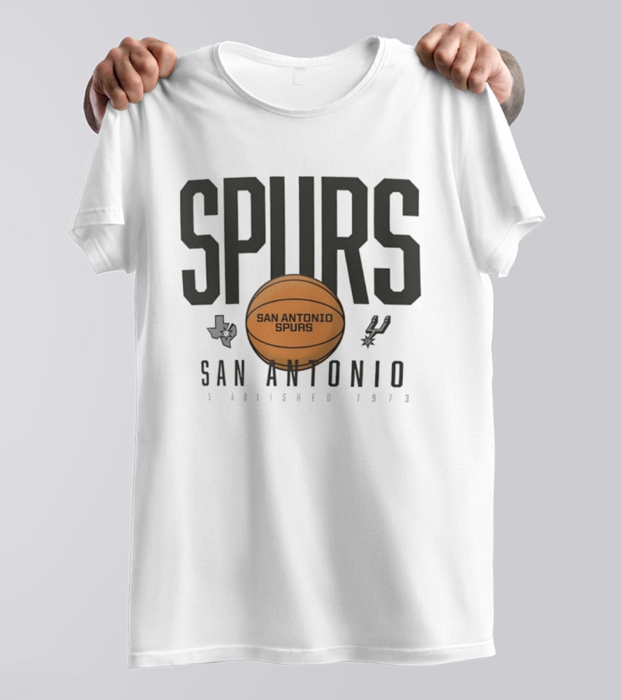 San Antonio Spurs Established 1973 Basketball Texas T-Shirt