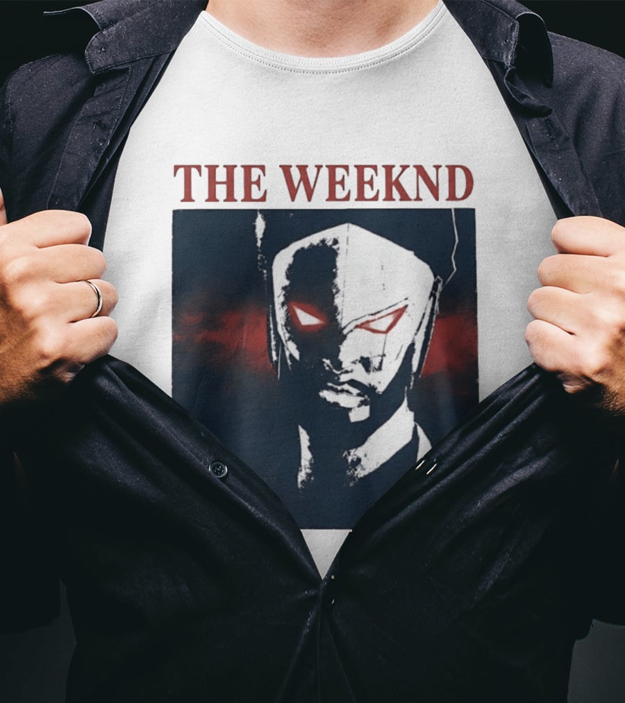 The Weeknd Suda51 Mask Concept Art London August 2026 T-Shirt