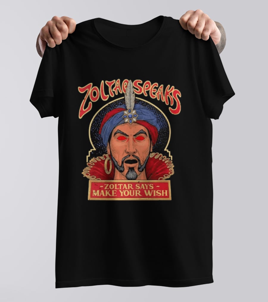 Zoltar Speaks Zoltar Says Make Your Wish Fortune Teller T-Shirt