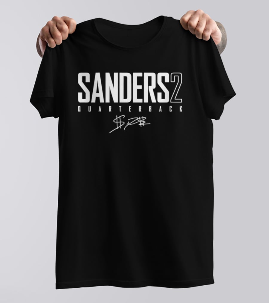 Sanders 2 Quarterback Signature T-Shirt