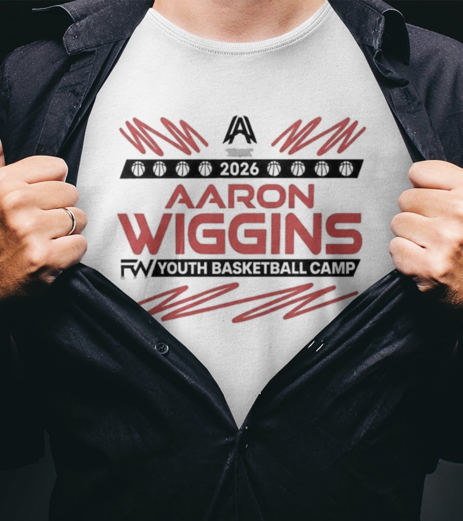 Aaron Wiggins 2023 Youth Basketball Camp T-Shirt