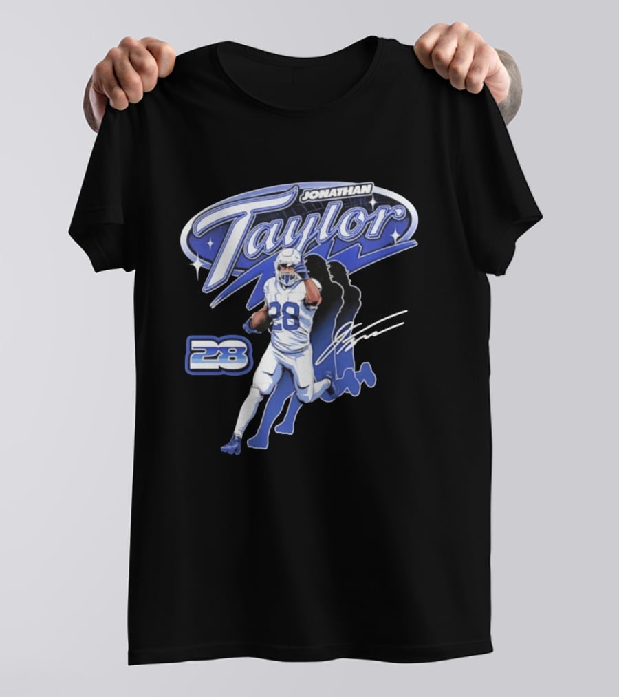 Jonathan Taylor 28 Indianapolis Colts Future Running Back T-Shirt