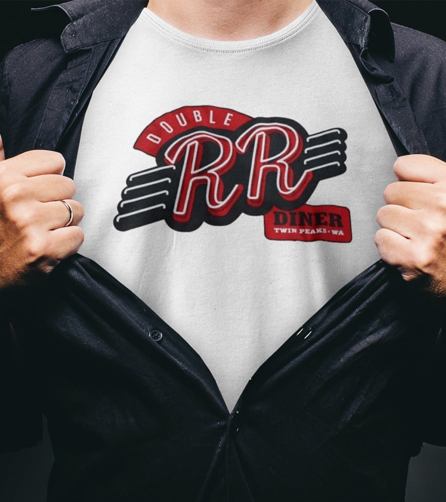 Double RR Diner Sign Twin Peaks WA T-Shirt