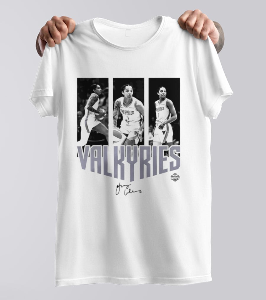 Valkyries Gabby Williams Signature WNBA Player Collage T-Shirt