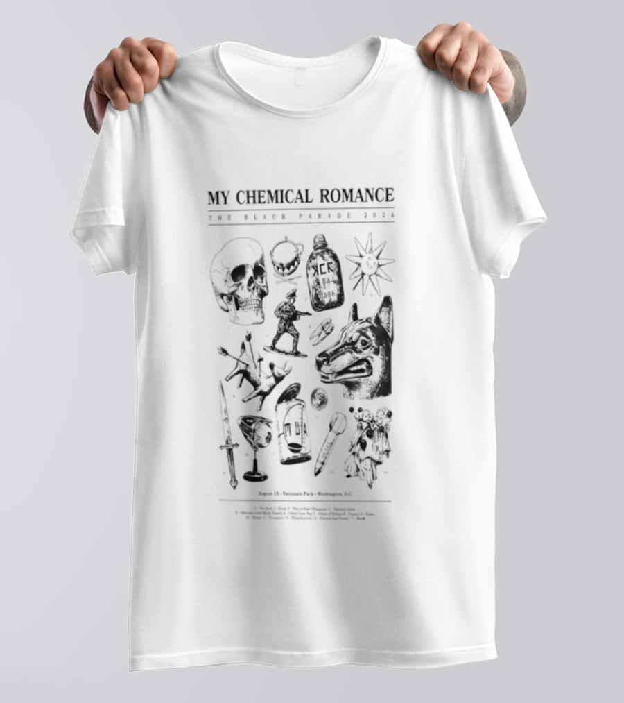 My Chemical Romance The Black Parade Nationals Park Washington DC T-Shirt