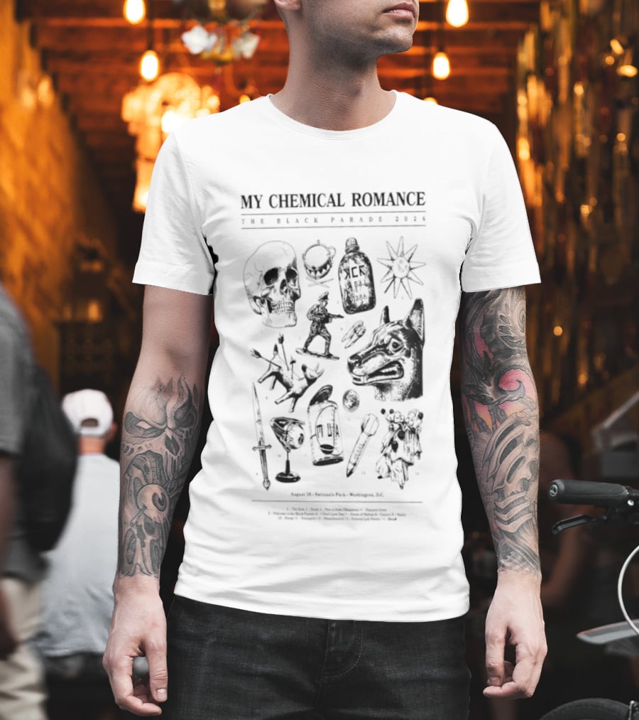 My Chemical Romance The Black Parade Nationals Park Washington DC T-Shirt