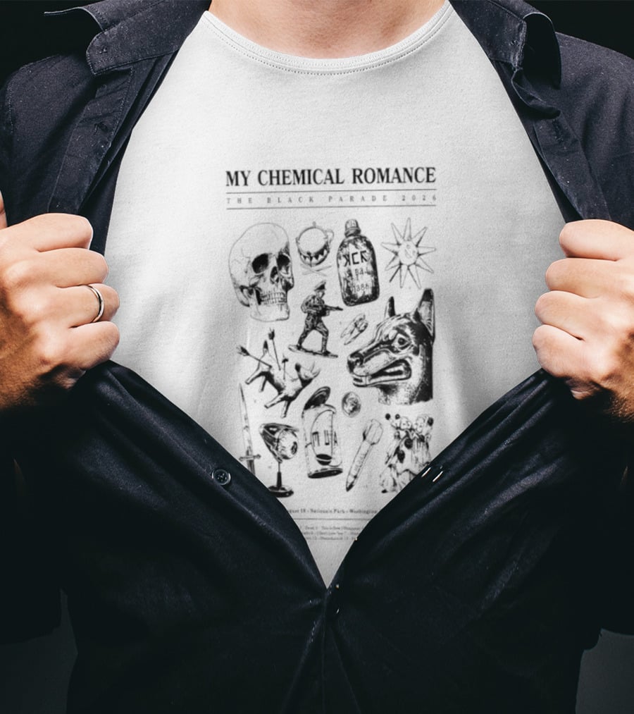 My Chemical Romance The Black Parade Nationals Park Washington DC T-Shirt